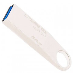 金士顿  金属64G U盘高速3.0个性刻字定制商务盘 DTSE9G2