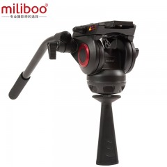 miliboo/米泊 单反摄影摄像机三脚架带液压云台便携铝合金角架 603A