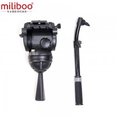 miliboo/米泊 碳纤维100碗口电影级三脚架8档动态平衡含云台套装 M8T