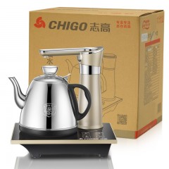 志高/Chigo 电热水壶304不锈钢自动上水壶烧水壶1L JBL-D6161