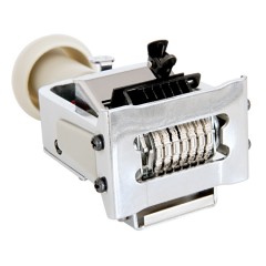 得力 7507 7位自动跳号 财务号码机打号 编号手动页码打码器