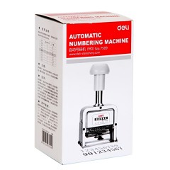 得力 7509 自动号码机 打码机 数字印章 9位数 编号机 页码器