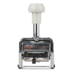 得力 7512号码机 数字印章 12位号码印 打码机 页码机 编码机