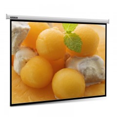 IN&VI/英微 投影仪幕布4:3高清玻纤电动幕布带遥控 BQD