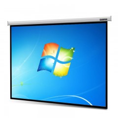 IN&VI/英微 投影仪幕布4:3高清玻纤电动幕布带遥控 BQD