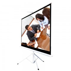 IN&VI/英微 投影仪幕布4:3高清玻纤支架幕布带遥控 BQM