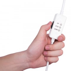 得力 挂壁式投影幕布线控白塑软幕布120英寸投影幕（16:10） 50498