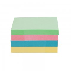 齐心 400页便签纸创意便签本n次贴4色混装办公用品D6005