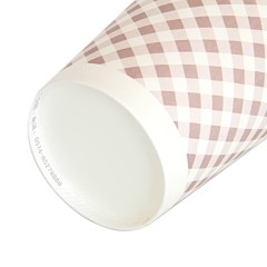 得力 加厚纸杯一次性纸杯耐高温250ml毫升50只装办公家用喝水杯子