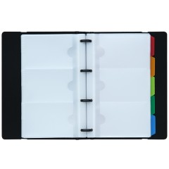 得力 名片册商务大容量名片夹卡册会员卡银行卡信用卡包名片簿