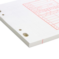 得力 3453存货分类账本（蓝）100页16K账册活页账簿财务用品