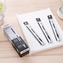 得力 S790中性笔替芯0.5mm子弹头 水笔芯签字笔芯 20支/盒