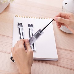 得力 S792中性笔替芯0.5mm半针管 水笔芯签字笔芯 20支/盒