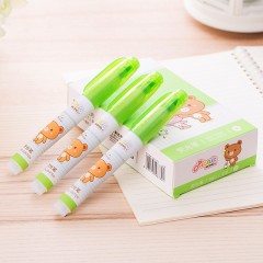 得力 S617荧光笔 荧光标记笔彩色记号笔学生绘画 10支/盒