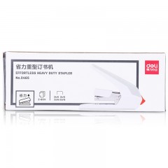得力 0465省力订书机  可订60页适用钉23/6-23/11