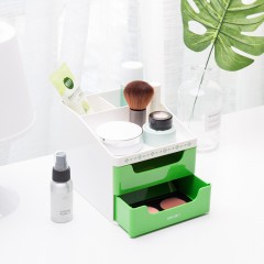 得力 8900 8901收纳盒 5格9格桌面收纳盒抽屉式储物盒化妆盒