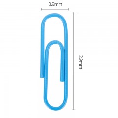 得力 0038回形针彩色曲别针30mm160枚/盒办公用品办公文具别针可爱
