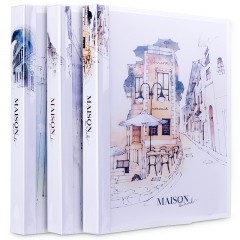 得力 B5活页本 创意简约学生A5可替芯笔记本记事本日记本学生文具