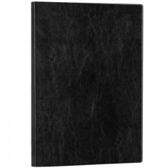 得力 笔记本文具皮面商务记事本16K大号本子A4加厚A5