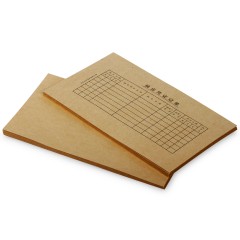 得力 3479凭证封面 封面 牛皮纸封面 凭证封面 25套/包 220*140mm