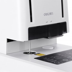 得力 装订机财务凭证会计手动小型简易打孔机全自动热熔铆管胶装器33669