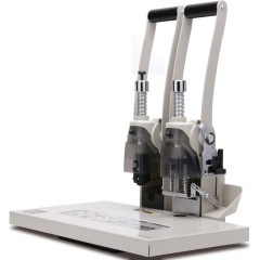 得力 3885财务装订机 电动 铆管装订机 会计打孔 凭证装订机