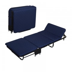 国产 办公室折叠床单人床家用陪护床午休床午睡床伸缩成人硬板床三折床