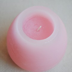 国产 外贸出口防风蜡烛 浪漫创意粉色玫瑰香薰露营无烟蜡烛灯