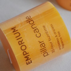 国产 欧式圆柱大蜡烛 香薰熏香无烟助眠静心安神洋甘菊