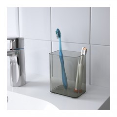 布鲁格隆德 牙刷杯 透明灰色 牙擦缸 漱口杯