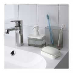 布鲁格隆德 牙刷杯 透明灰色 牙擦缸 漱口杯