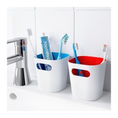 吉桑 盒子 浴室 洗脸盆 附盖储物盒 牙刷缸