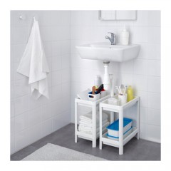 维灰恩  搁架单元,  白色 浴室储物单元 搁架