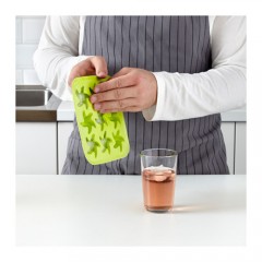 普拉斯蒂冰格冰箱硅胶模具冰块迷你星星鱼动物花