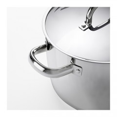 欧巴丽 炊具7件套 不锈钢汤锅不粘煎锅牛奶锅套装