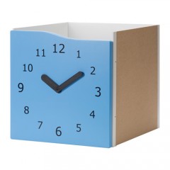 卡莱克 搁架单元 插件带门带钟表, 浅绿, 钟 钟 玩具钟表