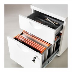 艾瑞克 抽屉柜带脚轮带锁  文件柜矮柜职员柜办公柜