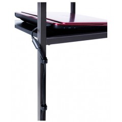 维特索 笔记本电脑桌 黑褐色/玻璃  电脑桌