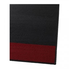 哈斯泰 门垫, 深灰色, 红色 浴室地垫 防滑垫