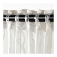 斯帕沃特 窗帘，2幅, 白色