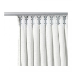 维柯娃 窗帘附系带2幅 白色