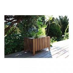 阿霍蒙 花盆, 灰褐色 围栏植物架