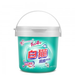 白猫900g浓缩洗衣粉大自然清馨香型  亮白亮彩 去渍