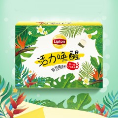 Lipton/立顿 茶包活力唤醒缤纷礼盒装红茶绿茶早餐袋泡茶125包