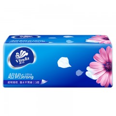 维达 抽纸 超韧3层150抽软抽*3包(中规格)