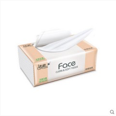 洁柔 JR078-01Face天然无香120抽抽取式纸面巾（6包装）