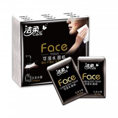 洁柔 手帕纸巾face古龙水香味4层6片便携式小包餐巾纸18包