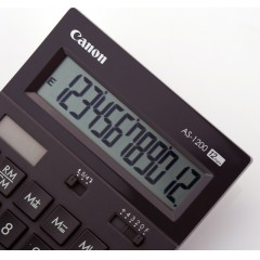 佳能/Canon AS-1200计算器 经典弧形设计大号双重电源机型
