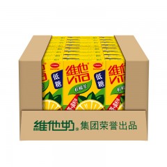 维他 低糖柠檬茶250mL*24盒够真才出涩真茶真柠檬柠檬味茶饮料