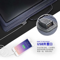 博牌 双肩包大容量商务背包15.6英寸笔记本电脑包